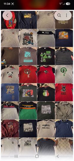 Mixed Lot of Men's Graphic T-Shirts XL