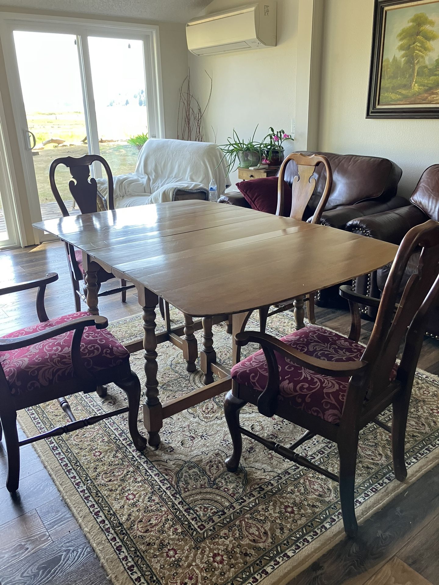 Table and chairs
