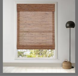 Details Features Bid History LazBlinds Cordless Bamboo Roman Shades For Windows,