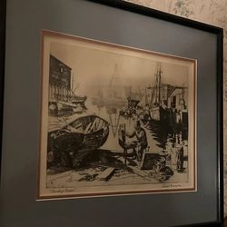 Lionel Barrymore "purdy's basin" lithograph