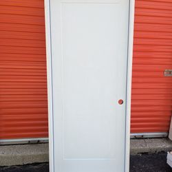 Exterior 1 Panel Steel 90 Min LH Door 32" Wide