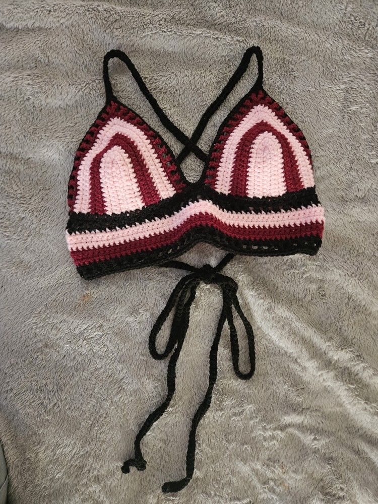 Handmade Crochet Bikini/Crop Top