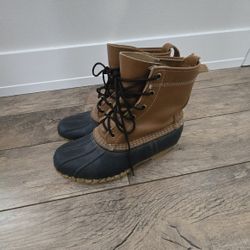 L.L. Bean Lace Up Boots, Size Is Not Inside, Insoles Measure 10 