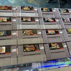 Super Nintendo SNES Games *PRICES IN PHOTOS FREE SHIPPING*