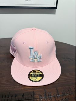 Dodgers Pink NewEra Fitted Hat