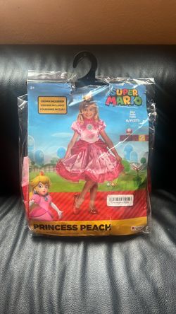 Super Mario Princess Peach Girls Costume Size S/2T