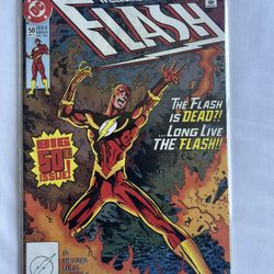 The Flash #50 - DC Comics - 1991 - BIG 50th ISSUE! Rare! NM!!!