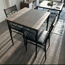 Wooden Table and Chair Set