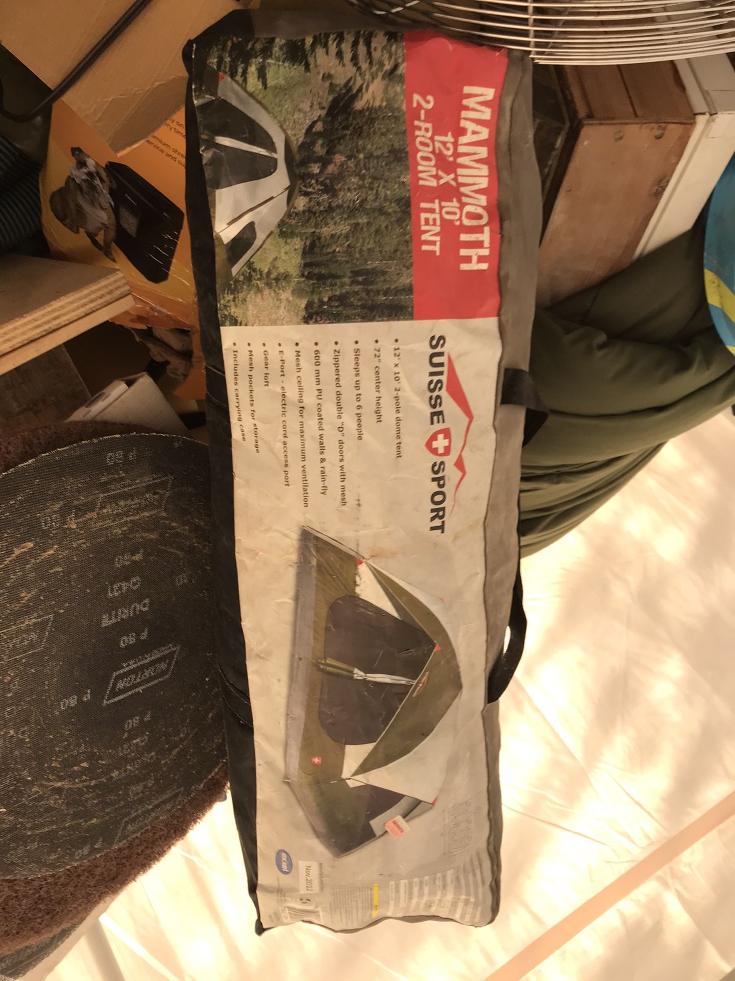 Mammoth Two Room Tent Used Twice Last Year 