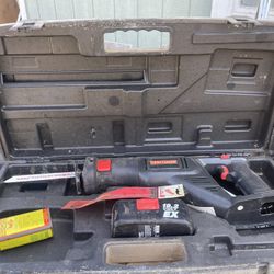 reciprocating saw craftsman 19.2