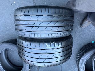 2 tires 255-40-19 hankook good condition $170 for 2 mounted and balanced