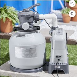 Saltwater System & Sand Filter Pump Set.