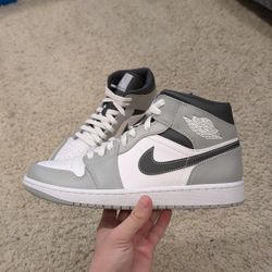 Light Grey Air Jordan 1 Mid 