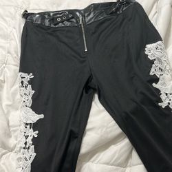 Brand New Never Been Worn. They’re Like Stretch Pants With Lace On The Side.