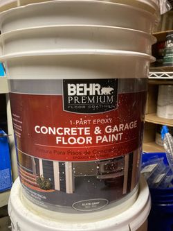 Concrete floor paint