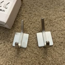 Self adhesive hooks 2 pack organize coat bathroom and more 