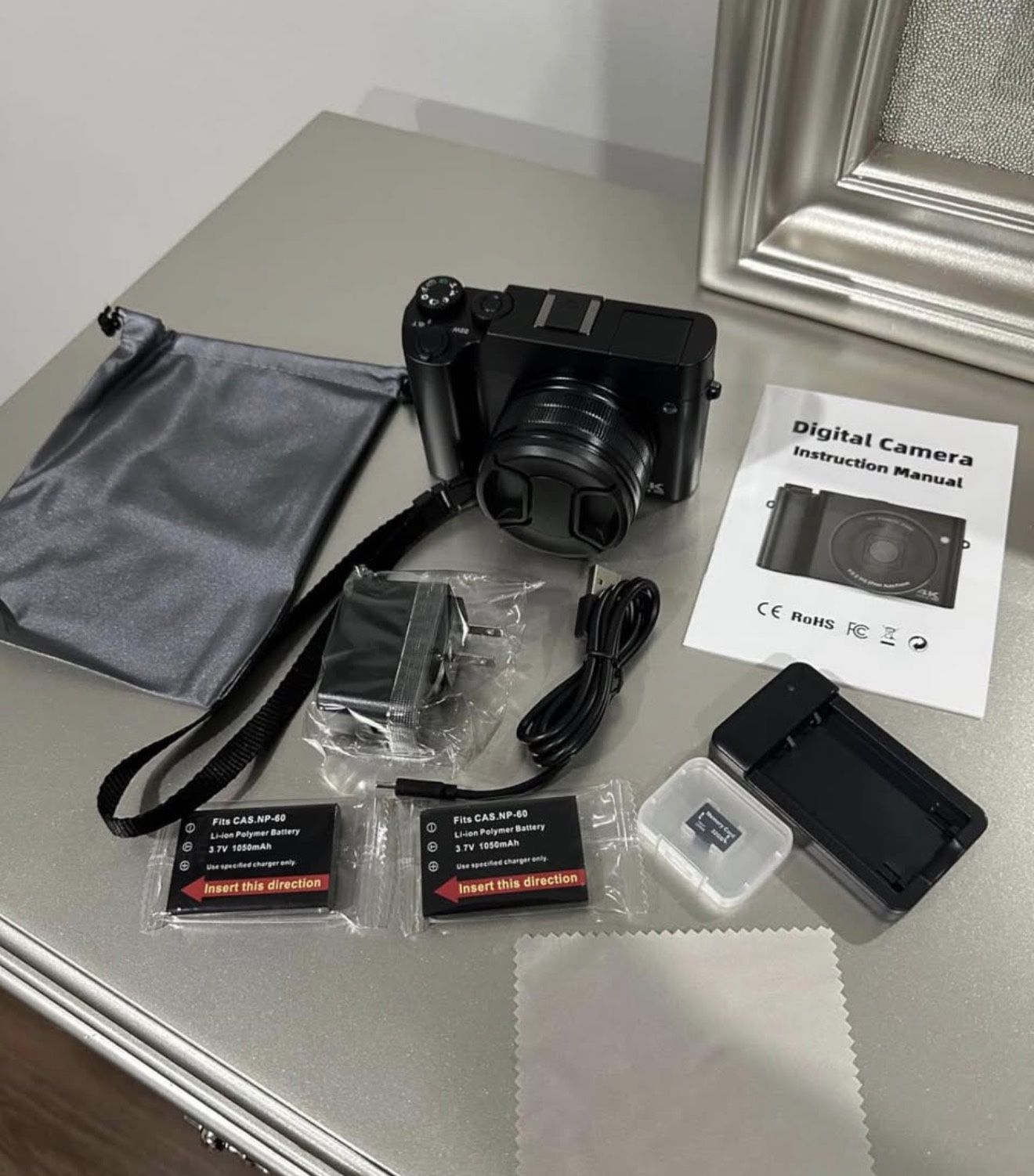 Cámara digital 4K para fotografía