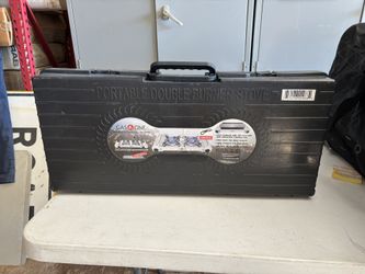 GasOne 2-Burner Portable Camp Stove - High Output 15,300 BTU - With Durable Carrying Case, Automatic Ignition, Safety Features, Perfect for Camping, H