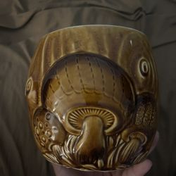 Mushroom Ceramic Canister 