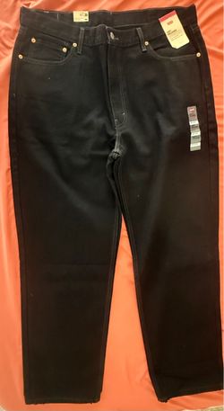 Levi's 550 Relaxed Fit Black Jeans 40x32