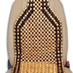 Natural Wood Bead Seat Covers