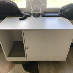 Cat Litter box Enclosure, Hidden Box Furniture 