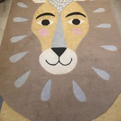 Crate and Kids Mohair lion carpet