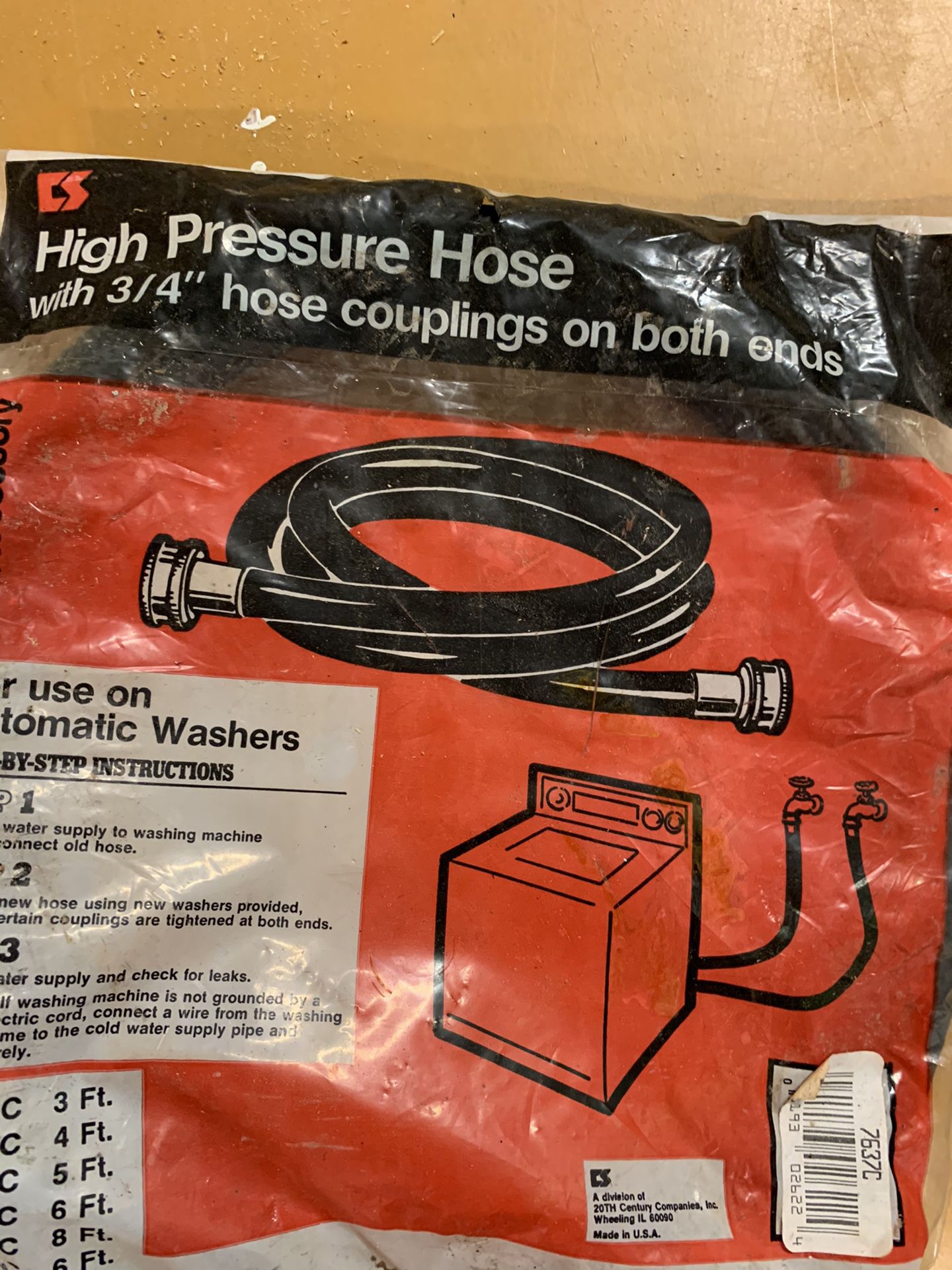 High pressure for washers machine