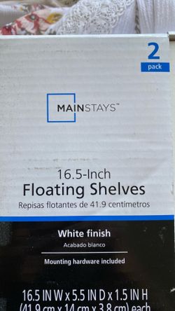 Floating shelves