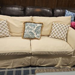 Down Feather Jennifer Convertibles PULL OUT COUCH