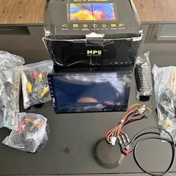 MP5 Car Stereo Screen and Accessories 