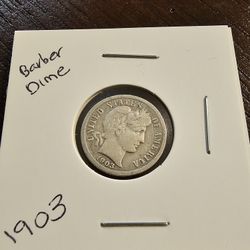 1903 Barber Dime Rare Quality