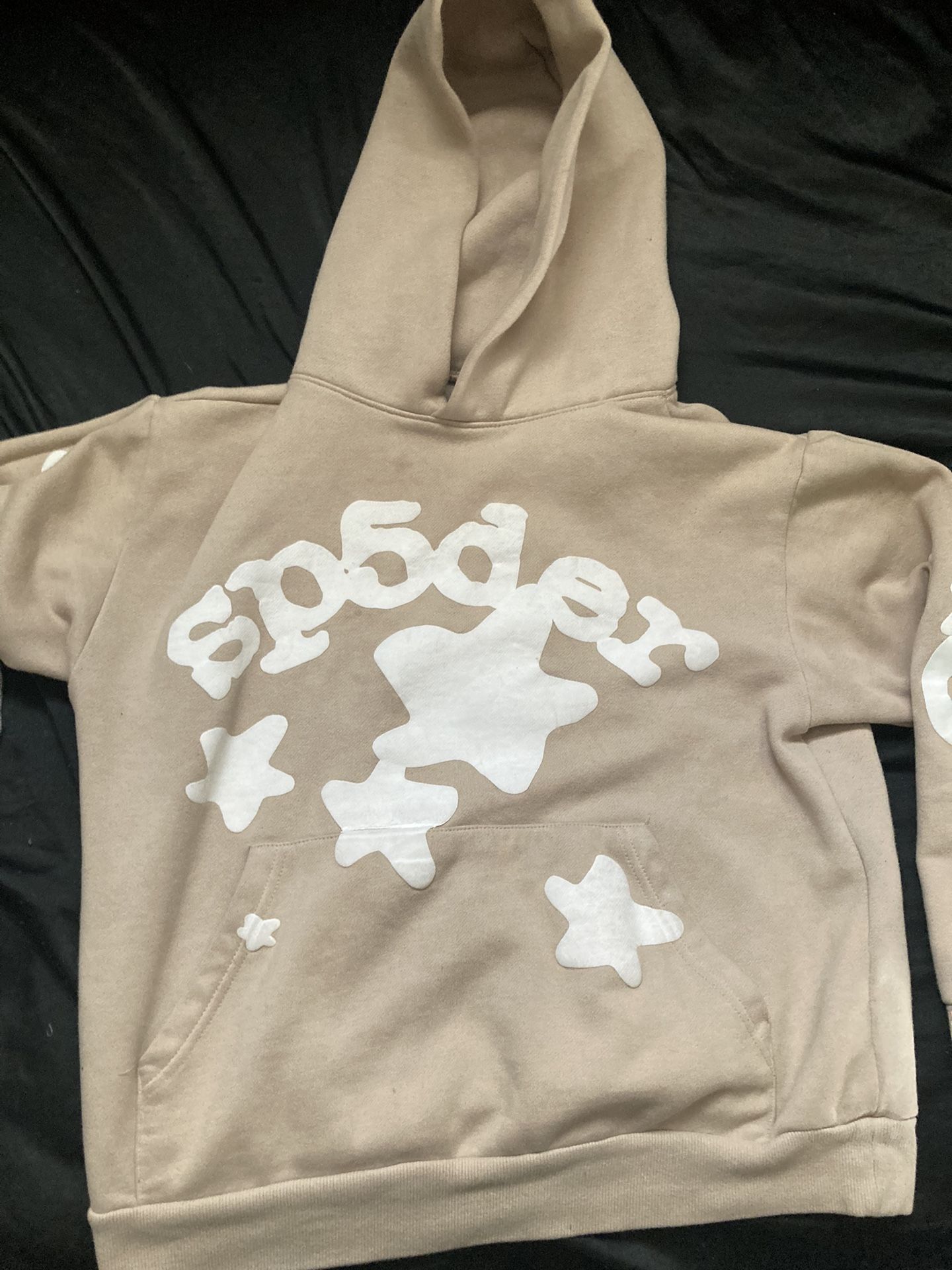 Sp5der Beluga And White Hoodie