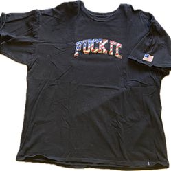 HUF F*ck It USA flag Tee T-shirt Black 2XL