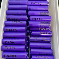25x LG M26 18650 Cells 2600mAh - Tested, Bulk Lot