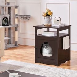 Cat Litter Box Enclosure - Espresso
