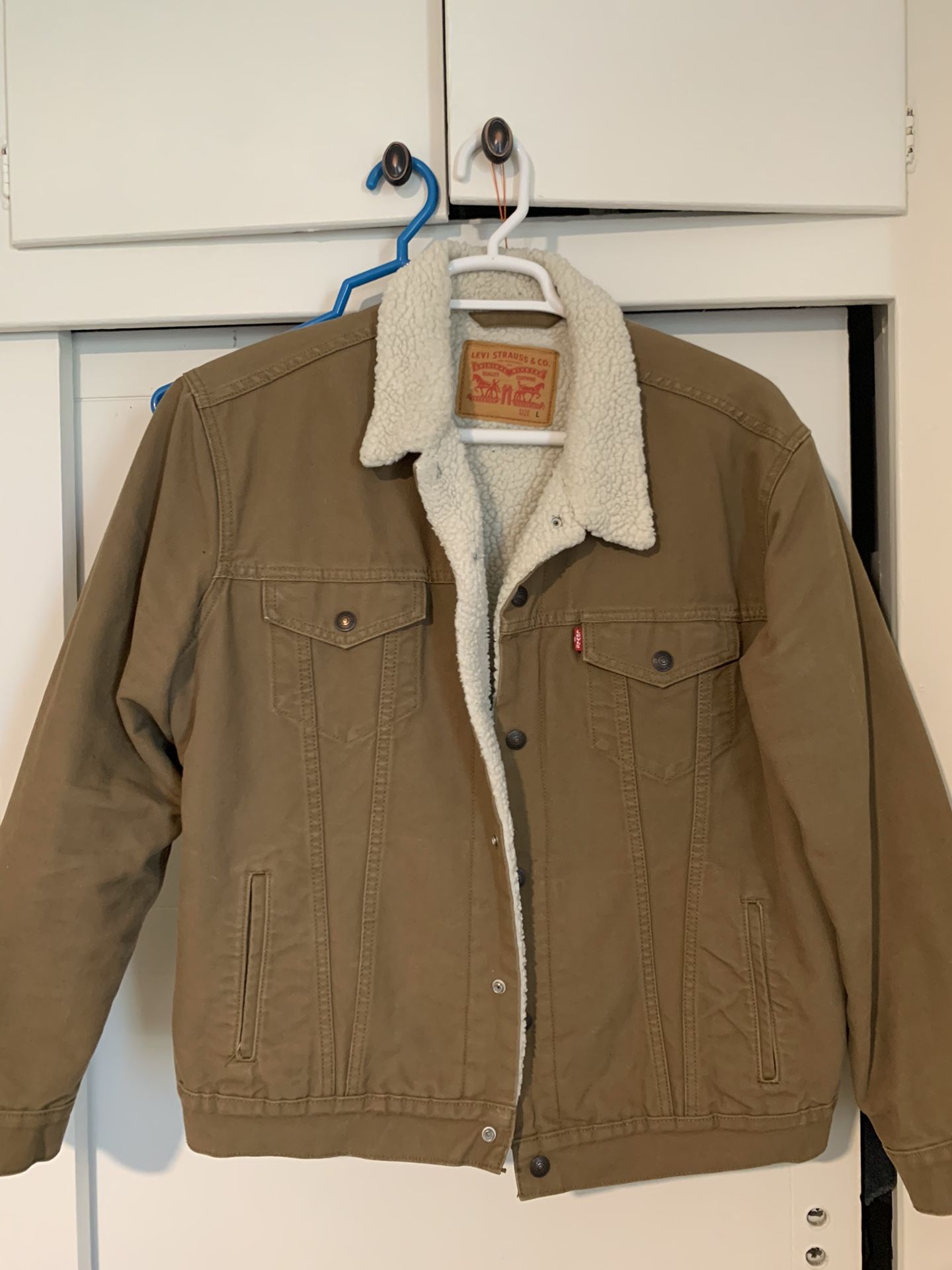 Levi’s Canvas Sherpa Trucker Jacket