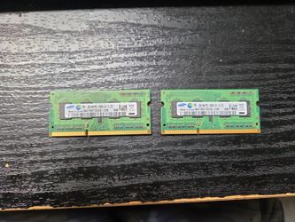2x 2gb laptop memory modules