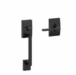 Matte Black Front Entry Handle