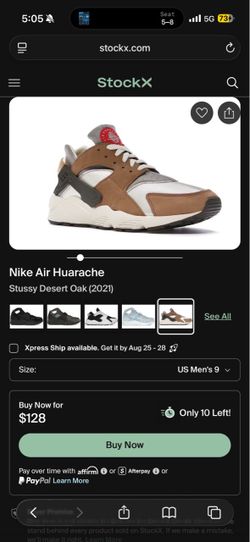 Nike Air Huarache Stussy Desert Oak