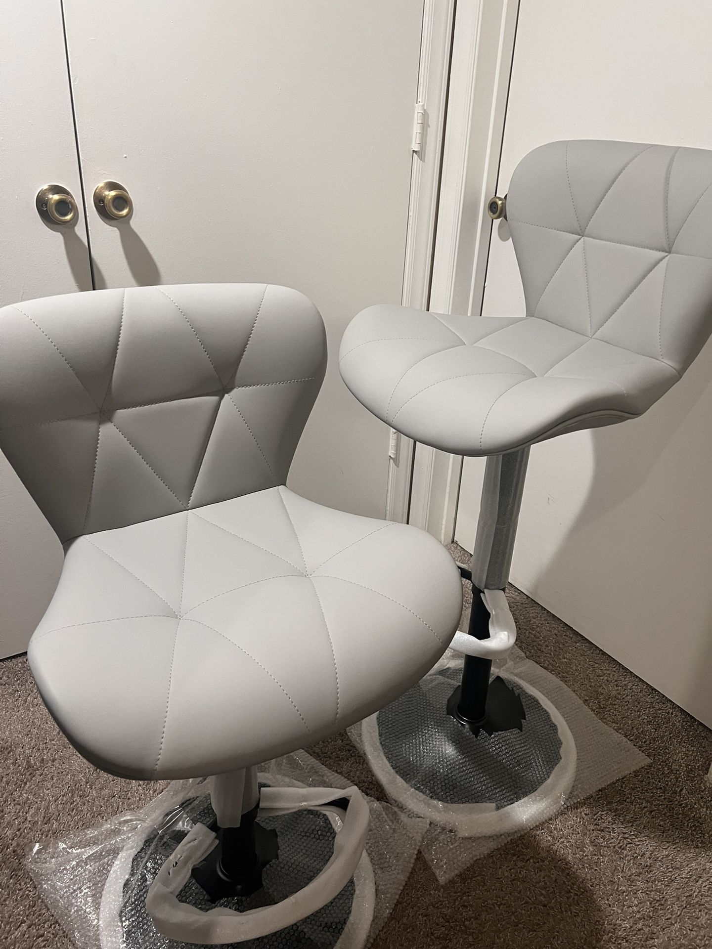 Barstool Set of 2 - Gray -NEW!!!