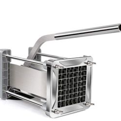 French Fry Cutter, Sopito Professional Potato Cutter Stainless Steel with 1/2-Inch Blade Great for Potatoes Carrots Cucumbers