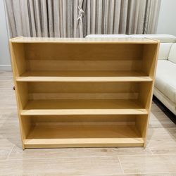 Guidecraft shelf ($145) 42″L x 13″W x 36″H