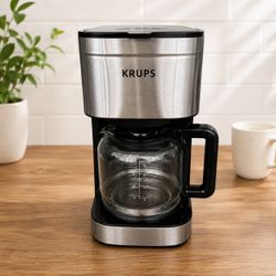 KRUPS 10-Cup Drip Coffee Maker in good pre-owned condition