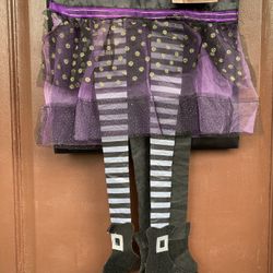 Halloween Witch Legs Table Runner 