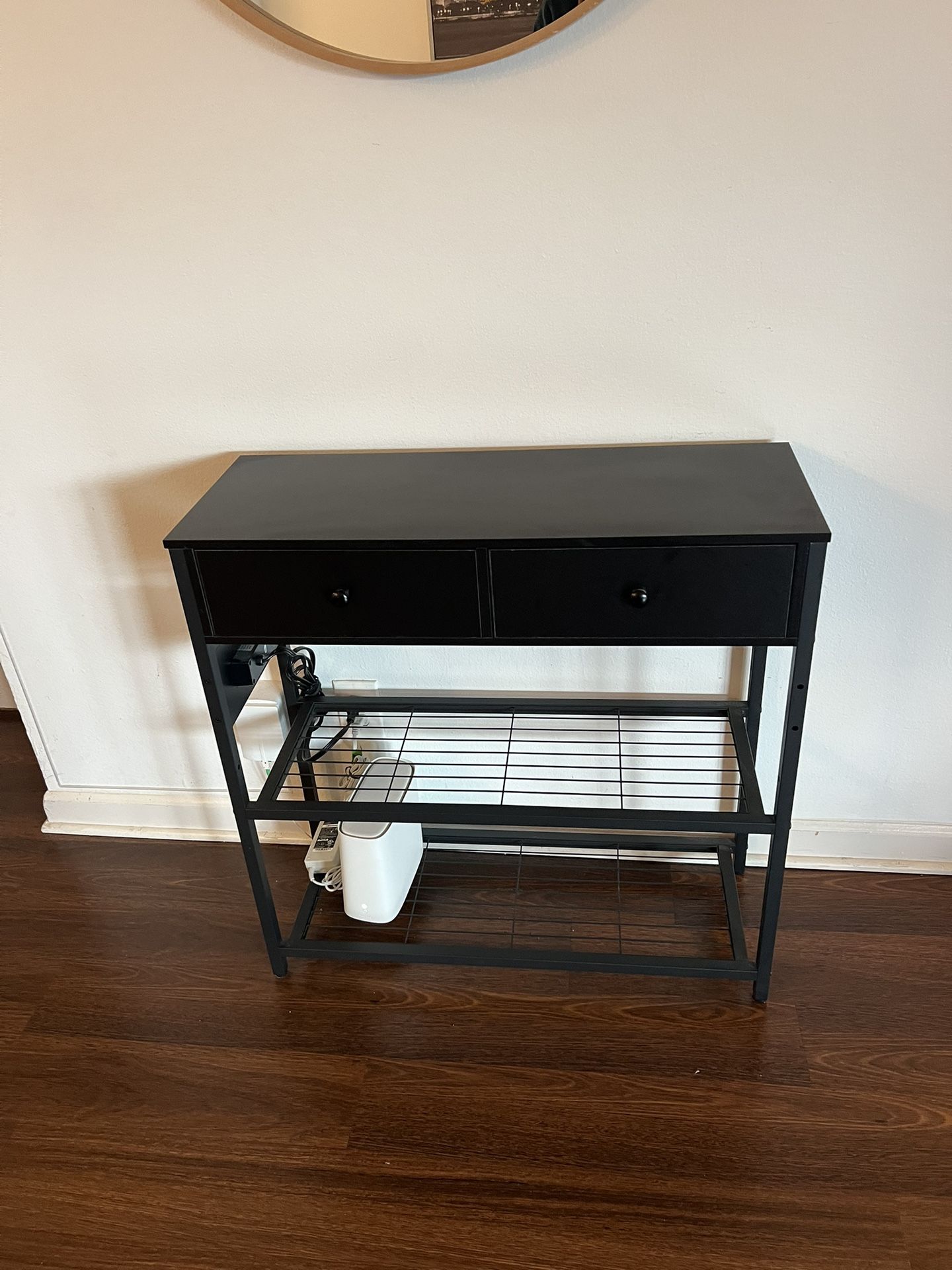 Console Table With USB Port And Outlet