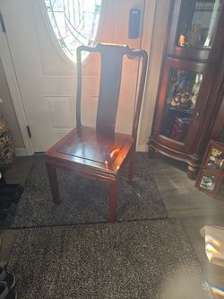 Asian rosewood chair