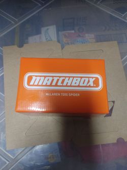 Matchbox mclauren 720s spider with blue fulf liverie
