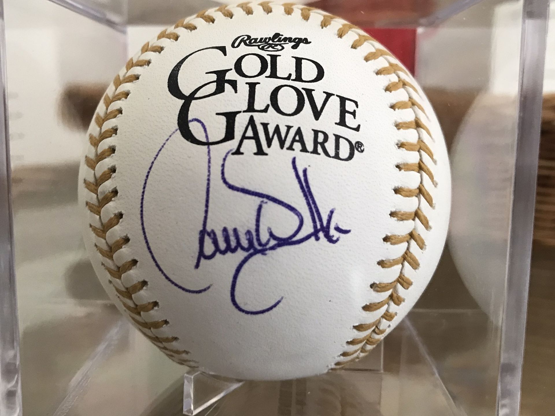 Larry Walker Autographed Baseball
