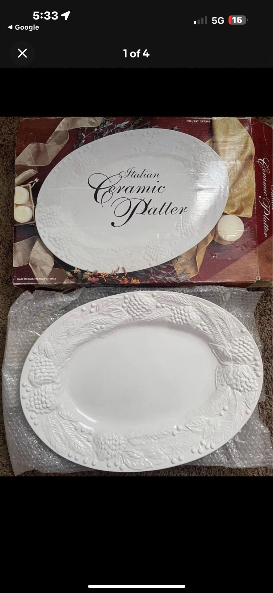 Italian Ceramic Patter 